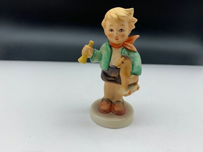 État Parfait Hummel Hummel Figurine 239/c Jeune avec cheval en bois 9 cm 