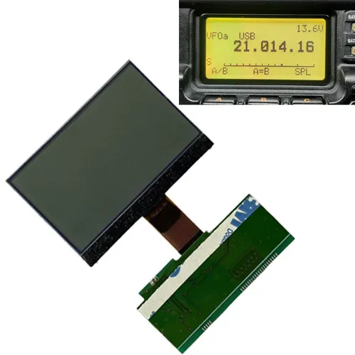 LCD Display Replacement Part 'Zebra Stripes' Issue For YAESU FT-897 Ft-897D