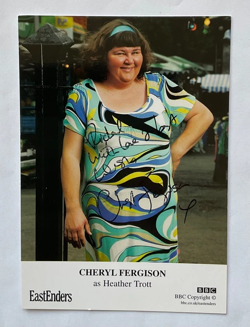 CHERYL FERGISON  Genuine Handsigned Eastenders Castcard 6 x 4
