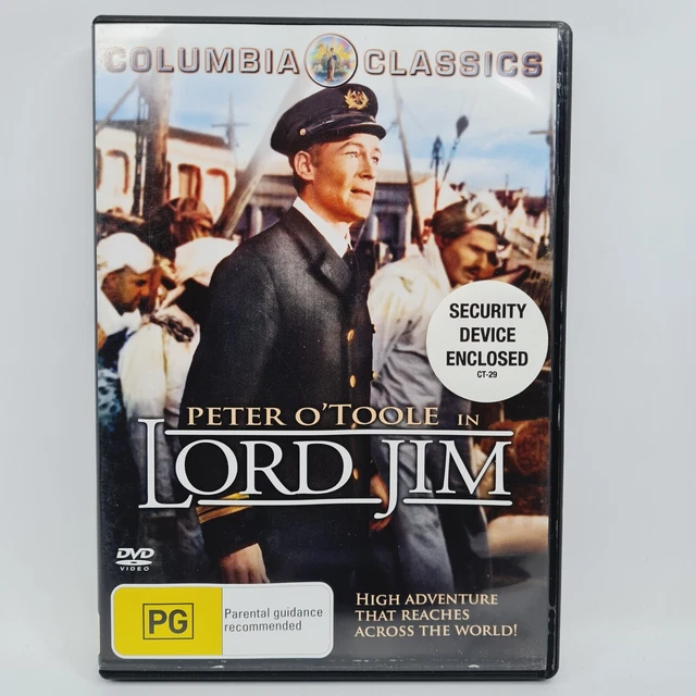 LORD JIM (1965) DVD Peter O'Toole British Adventure Movie Region 4