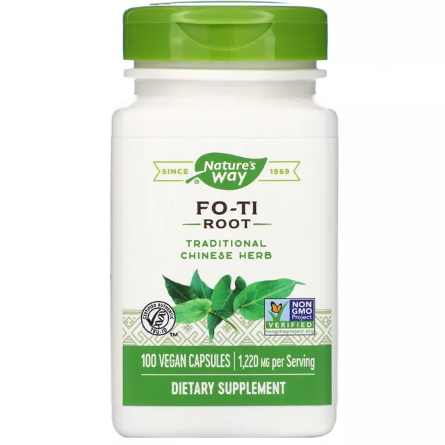 Fo-Ti Root | 100 Veg Capsules | Strong Resveratrol Content | Heart Cardio Health