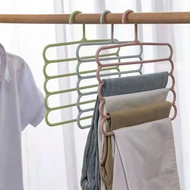 Clothes Hangers Trousers Hangers Holders Closet Storage Organizers Towel Racks