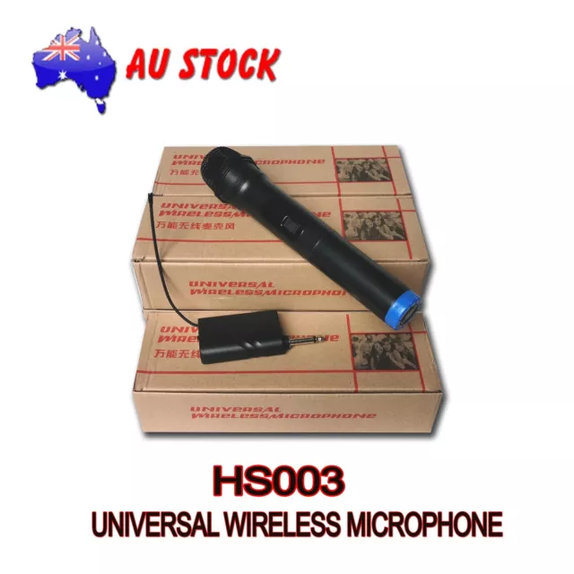 Microphone Wireless Wired Handheld Cordless Mic For Karaoke HS003