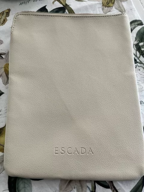 Lufthansa First Class  Escada  Leather Amenity Kit bag only airline