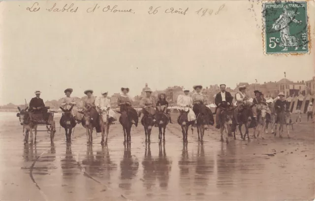 Cpa 85 Les Sables D'olonne Carte Photo Situee Au Devant De La Cpa 1908