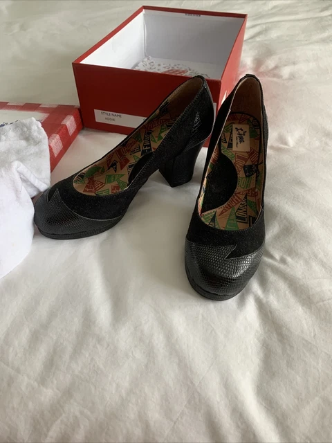 Scarpe Miss L Fire Addie 37 nuove con scatola stile anni '40 nuove