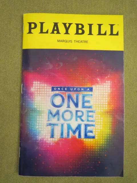 ONCE UPON A ONE MORE TIME Playbill BRITNEY SPEARS Justin Guarini. READ CONDITION