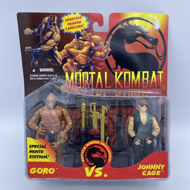 1994 MORTAL KOMBAT Goro vs Johnny Cage Special Movie Edition Figuren