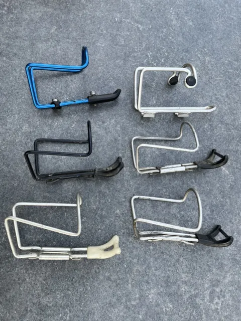 6 Vintage Bottle Cage Porte Bidons / REG TA stronglight Campagnolo