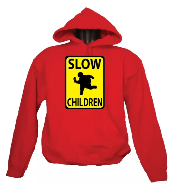 Felpa Con Cappuccio Unisex "Slow Children" Funny Divertente Uomo Donna Hot