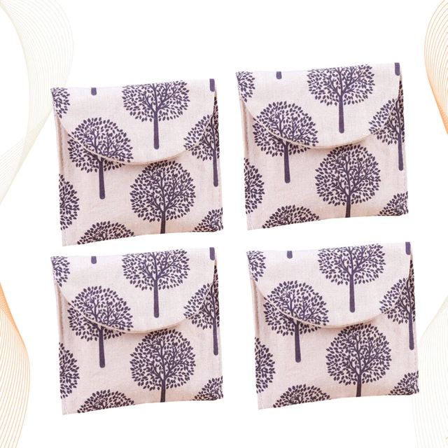 4 PCs Mädchen Hygienebeutel Für Wiederverwendbare Menstruationsbinden