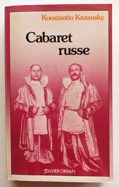 Rare CABARET RUSSE par Konstantin Kazansky quasi neuf