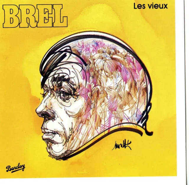 CD Jacques Brel  Les Vieux  Original Barclay Label