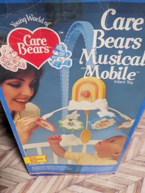 vintage Care Bears Musical Mobile infant crib toy