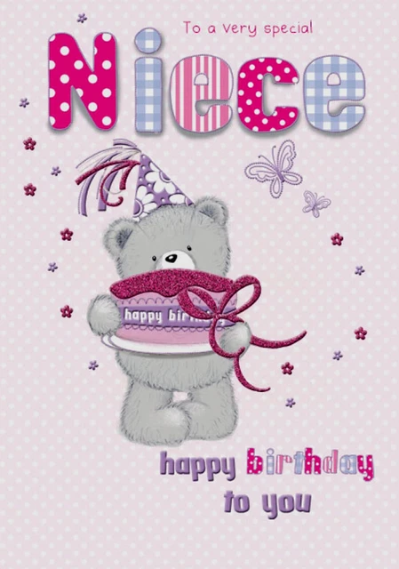 Carte De Vœux Joyeux Anniversaire Niece Tres Speciale 7 X 5 Pouces Eur 2 77 Picclick Fr