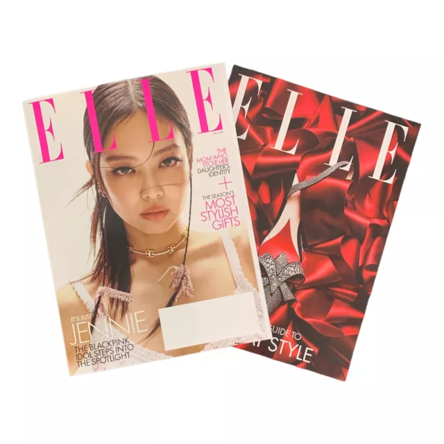 ELLE MAGAZINE DECEMBER 2022 Black Pink JENNIE Insiders Guide To Holiday