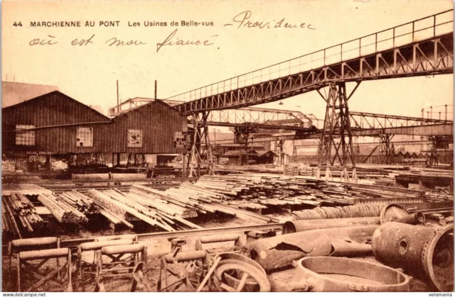 S12224 cpa Belgique - Marchienne au Pont - les Usines de Belle-vue