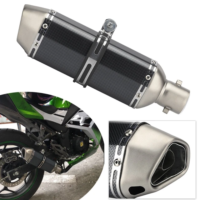 38-51mm Slip on Exhaust Muffler Pipe Motorcycle DB Killer Silencer For Kawasaki