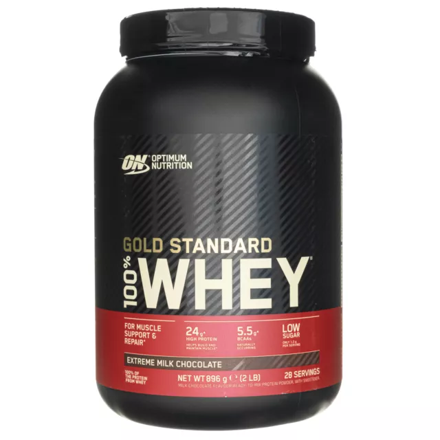 Optimum Nutrition Gold Standard 100% WPC, cioccolato al latte estremo, 896 g