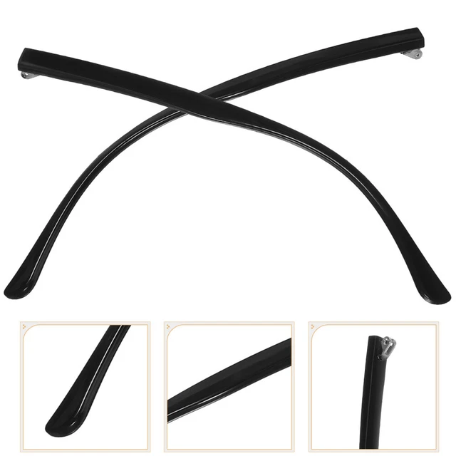 Ibasenice Brillenarm Ersatz Schwarz - Universelle Brillenbügel Für Alle Gestelle