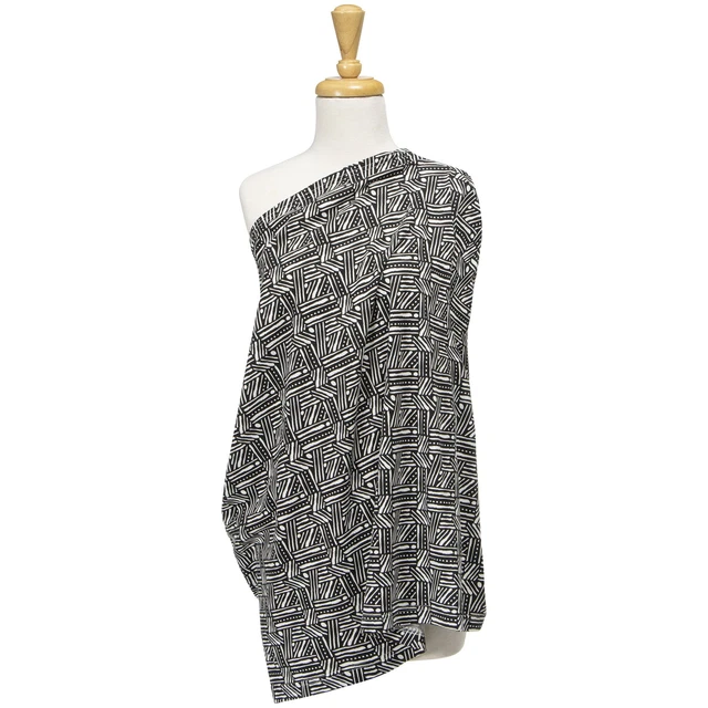 Trend Lab Geometric Multi-Use Nursing Cover allows you to nurse discreetly and f