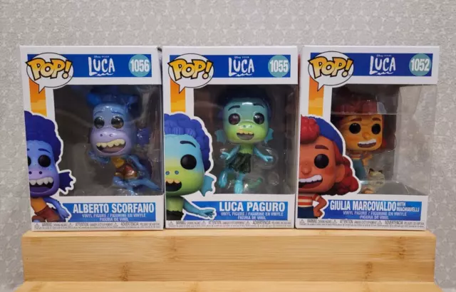 Set Funko Pop Luca ( Luca #1055 + Alberto Scorfano #1056 )