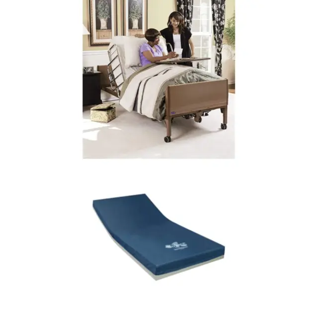 Full-Electric Homecare Bed with Solace Prevention Mattress (5410IVC + SPS1080)