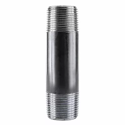 Black Pipe Nipple, 3/8 x 6-In. -582-060HN