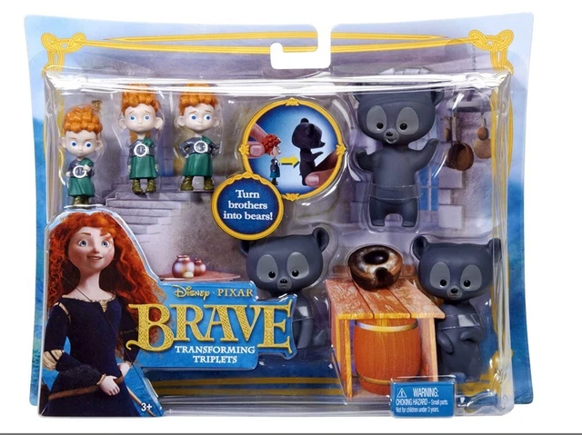 2011 DISNEY PIXAR Brave Transforming Triplets Playset Mattel - New £51. ...