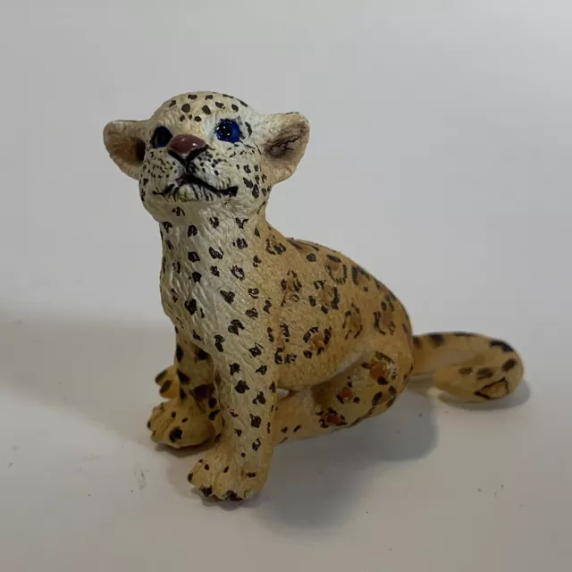 Schleich Leopard Cub Spotted Cat Animal Figure 2009 Retired Germany
