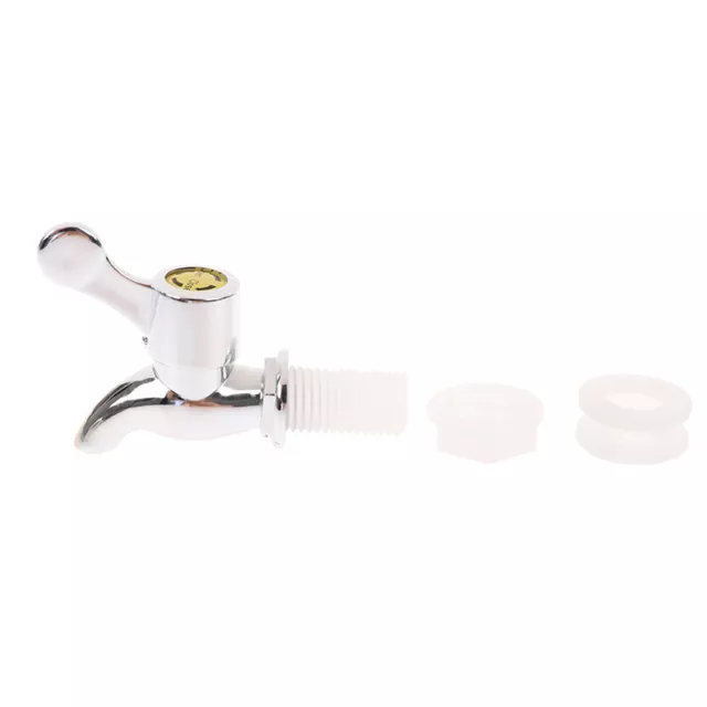 1pcs 17mm Silver Glass Wine Bottle Faucet Jar Wine Barrel Water Tank.vio