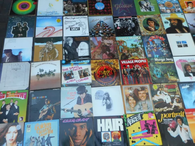 250x Schallplattensammlung LP Vinyl A bis Z sortiert Rock Pop Beat Soul LISTE