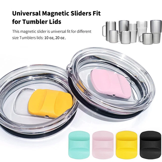 20 oz 30 oz Splash Spill Proof Magnetic Slider Lid for YETI Rambler Tumbler Cup