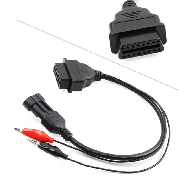 Motorcycle 3 pin To 16pin OBD2 Diagnostic Cable Adapter Connector For Cfmoto AU