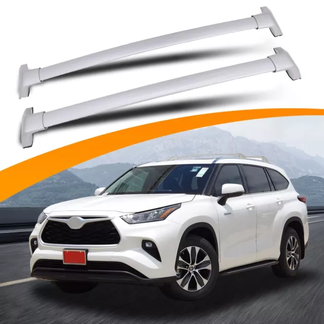 CROSS BAR ROOF Rack For 20202024 Toyota Highlander XSE Limited XLE