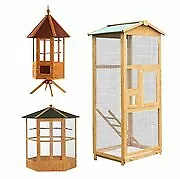 Wooden Parrot Bird Cage Cockatiel Aviary Play Pet Supplies Doors 1.8m 2m 1.7m
