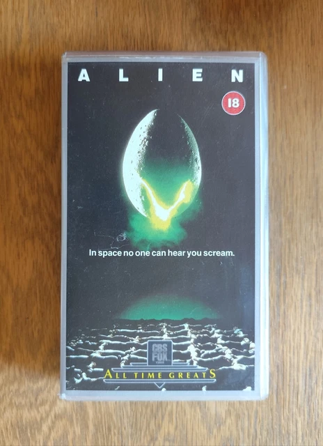 ALIEN - VHS Video Cassette Sigourney Weaver Dir Ridley Scott RARE 1989 ...