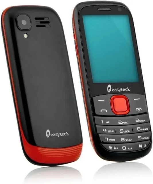 Telefono Mini cellulare Dual SIM GSM 2.4'' Fotocamera 2MP SD Card EASYTECK M300