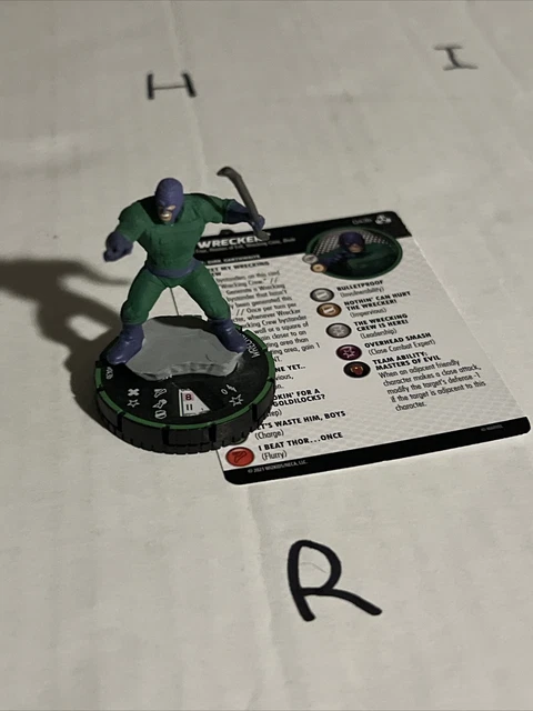 Marvel Heroclix War of the Realms 043b Wrecker Rare Prime
