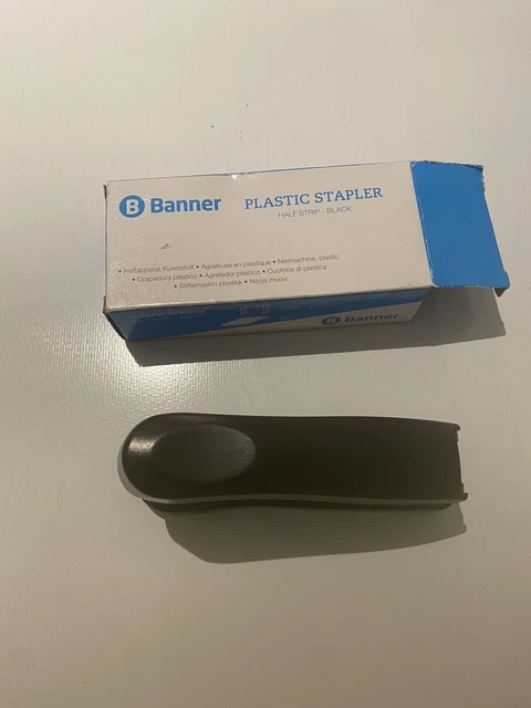 Banner Plastic Staplers - Black