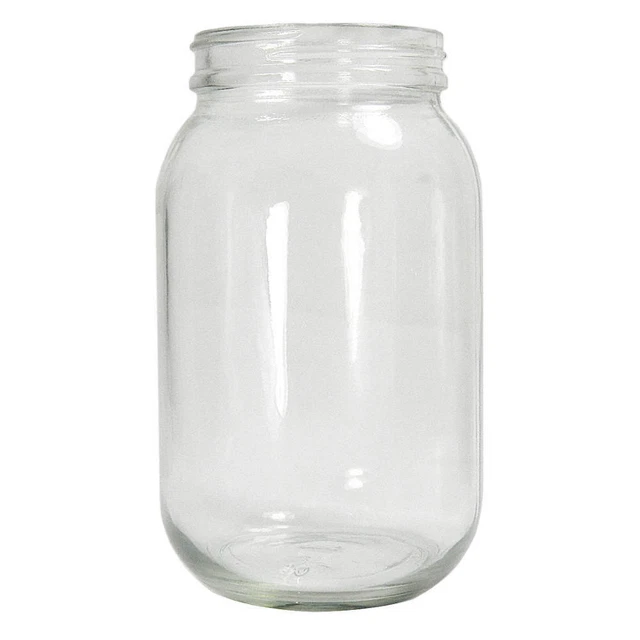 QORPAK 261438 Bottle,960mL,Glass,Wide,PK12