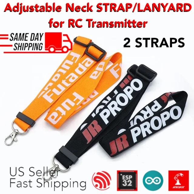 2PCS Futaba JR Propo Assorted Neck Strap RC Transmitter/Radio Walkera (US SHIP)