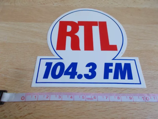 Sticker Radio Rtl - 104.3 Fm