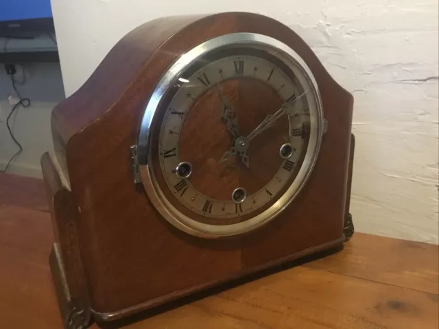 Vintage Enfield  Pendulum Mantle Clock