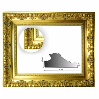 Serie 865 Diversi ARO Cornice Barocca 10944 Aro Color Oro Antico Fine Decorato 