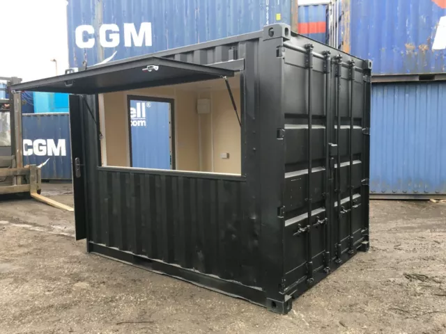 10ft x 8ft Shipping Container Food/Burger Bar/Coffee Shop - Birmingham