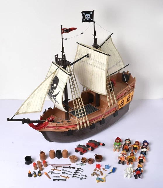 PLAYMOBIL 5135 Bateau Pirates + Accessoires + Figurines EUR 50,00 -  PicClick FR