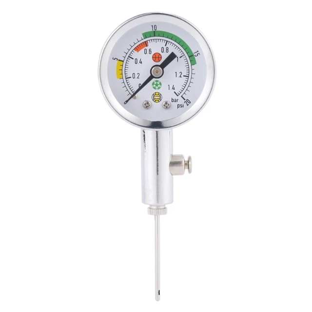 Ball Manometer Ball Druck Mess Werkzeug Basketball Volleyball Barometer C1N C1N9