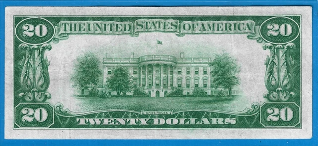 1928 B $20 FRN A-Boston,Gold Redemption,Lime-Light Green Seal,CH Crisp XF,Nice! 2