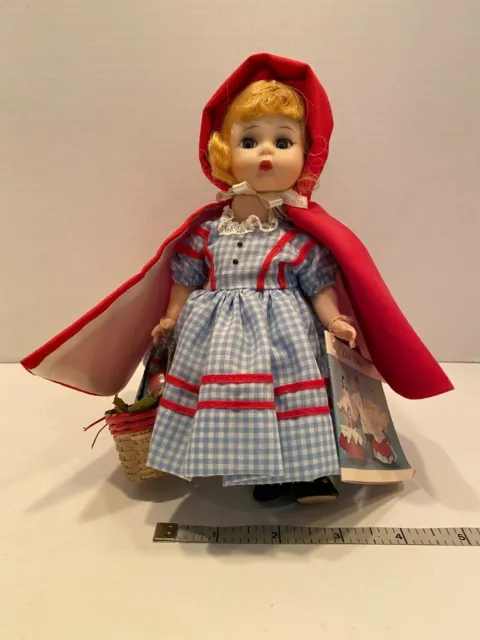 Vintage Madame Alexander 8" Doll Little Red Riding Hood 482 With Tags-NO BOX